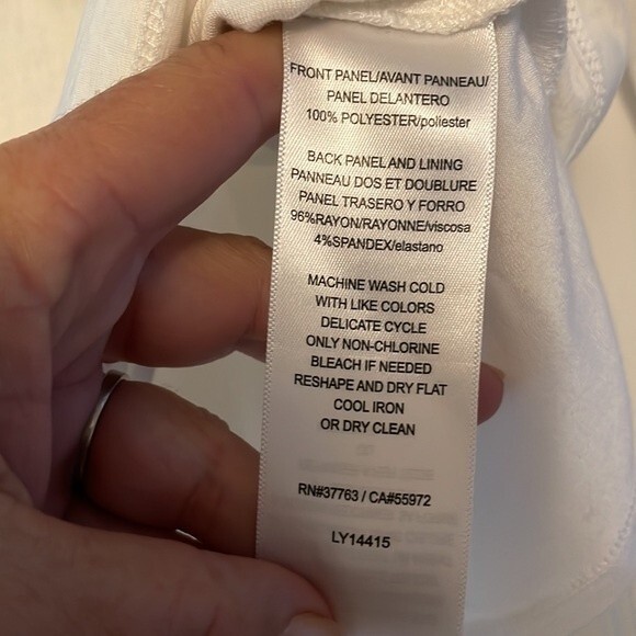 Laundry by Shelli Segal Cream Drape Top - Picture 5 of 8